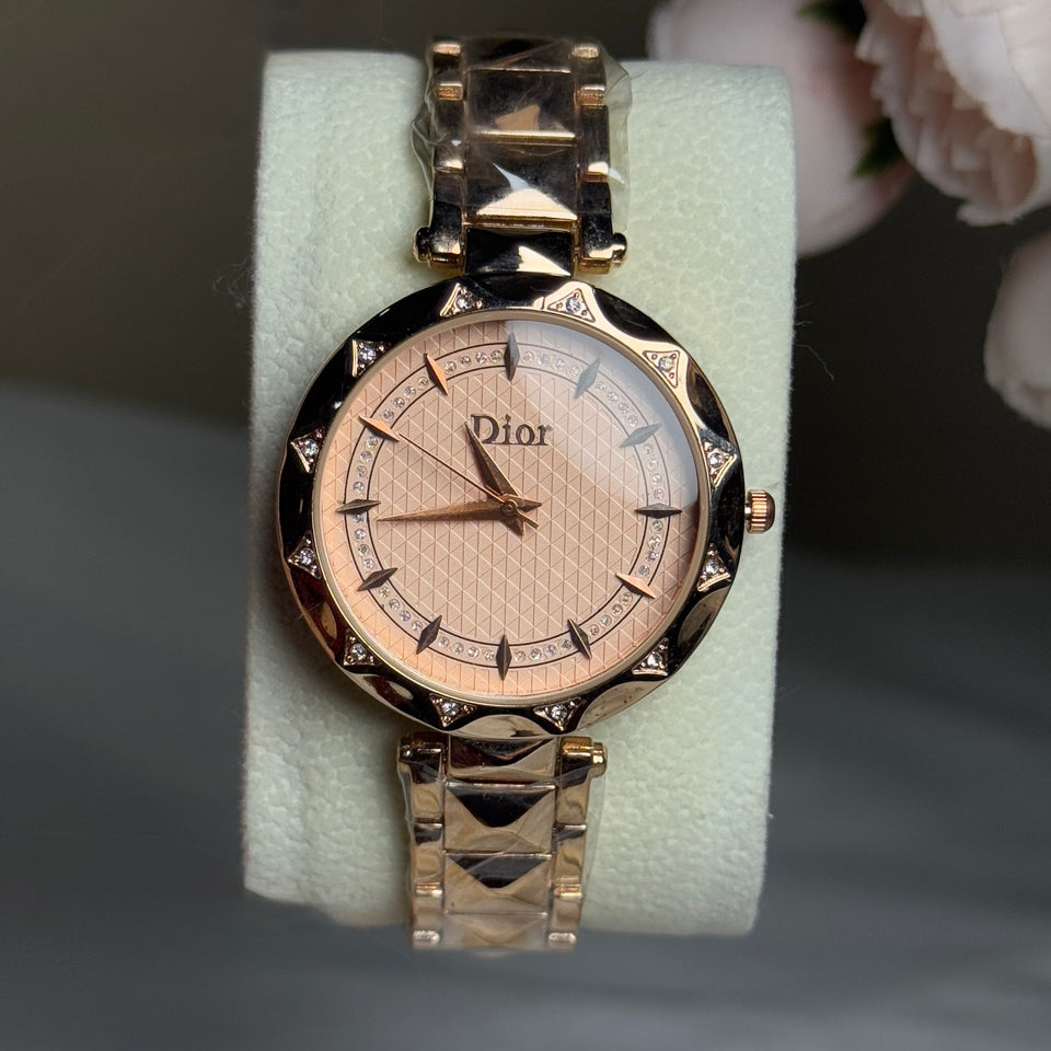 Elegant Rose Gold Dior Watch for Women