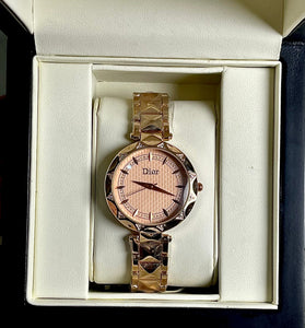 Elegant Rose Gold Dior Watch for Women