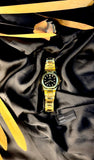 "Stylish Bestwin Two-Tone Gold Watch"