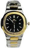 BESTWIN 40mm-Two tone black and golden with date working