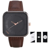 TOMI Leather Straps Waterproof Wrist Watch for Men T093