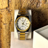 Tissot PRX Two-Tone Gold & Off-White with Date Display