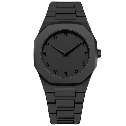 Black Arabic Aura Watch